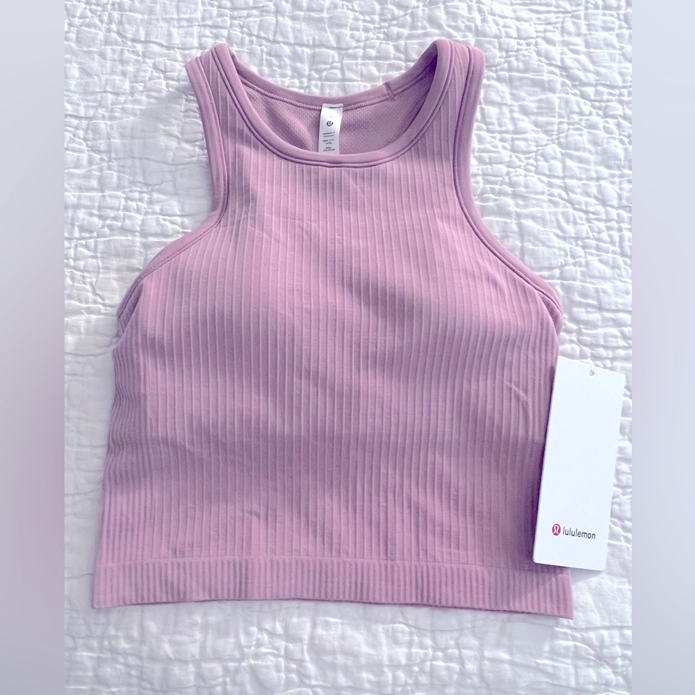 NWT Lululemon Ebb to Street RB Crop Tank